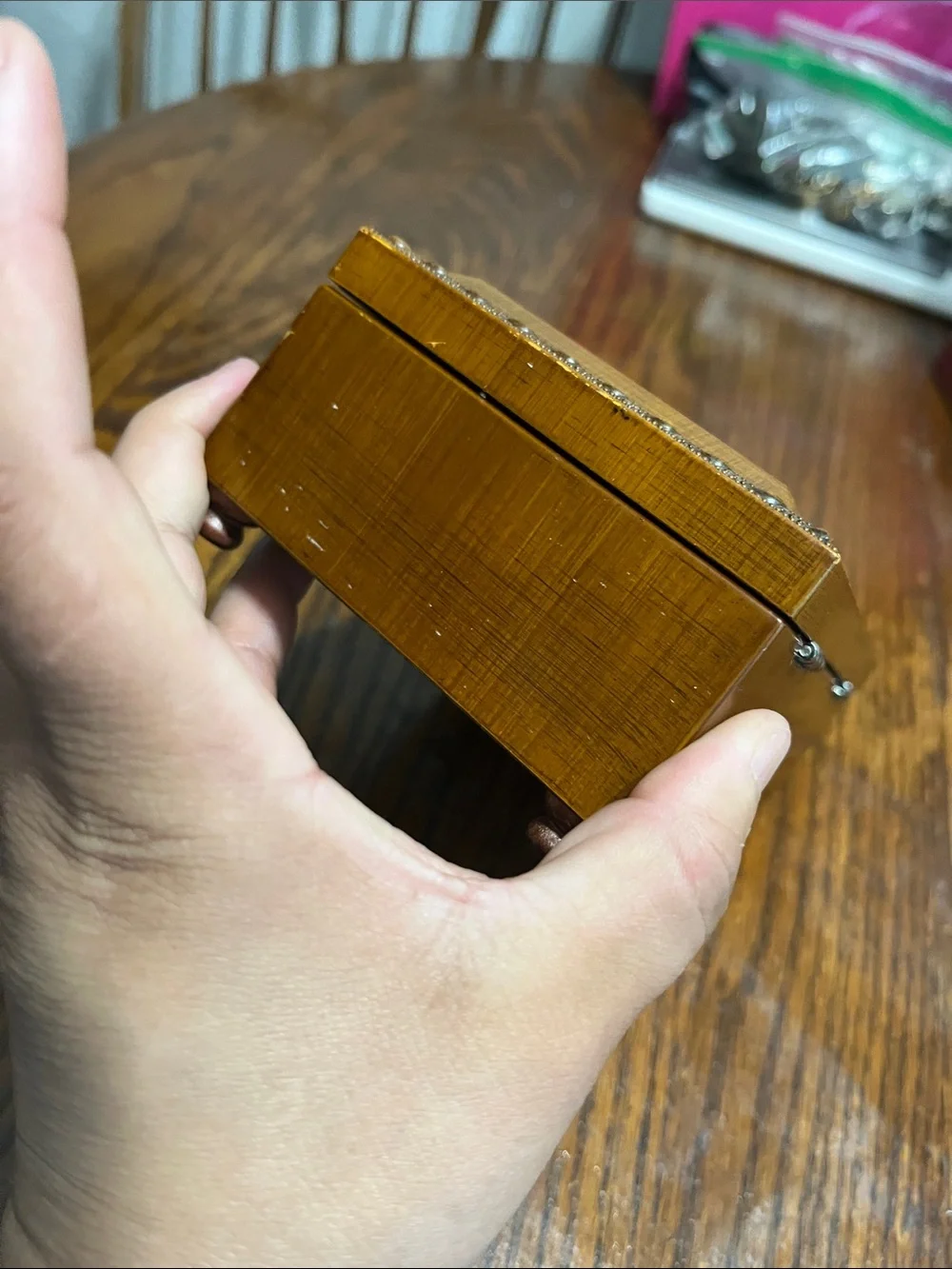 Wooden Sister Music Box - Brown